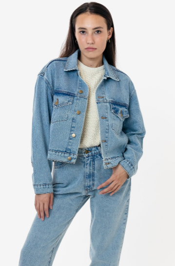 Denim Cropped Jacket